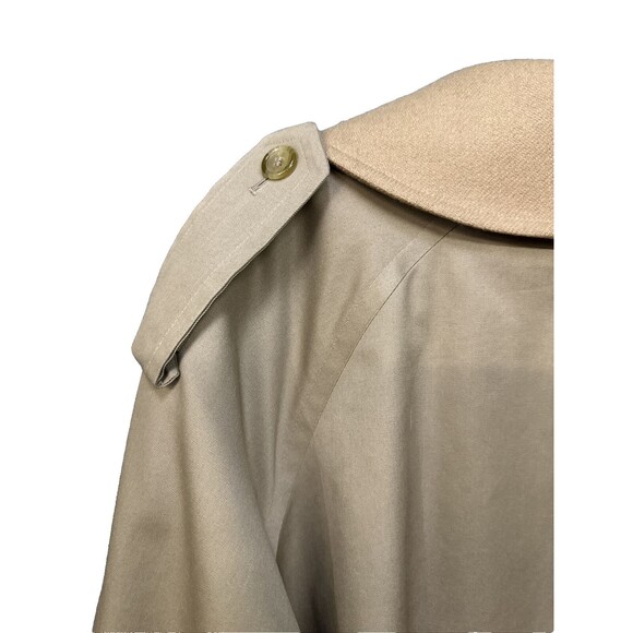 Burberrys of London Trench Coat Beige with Removable Liner Sz 44 Long - Picture 14 of 16